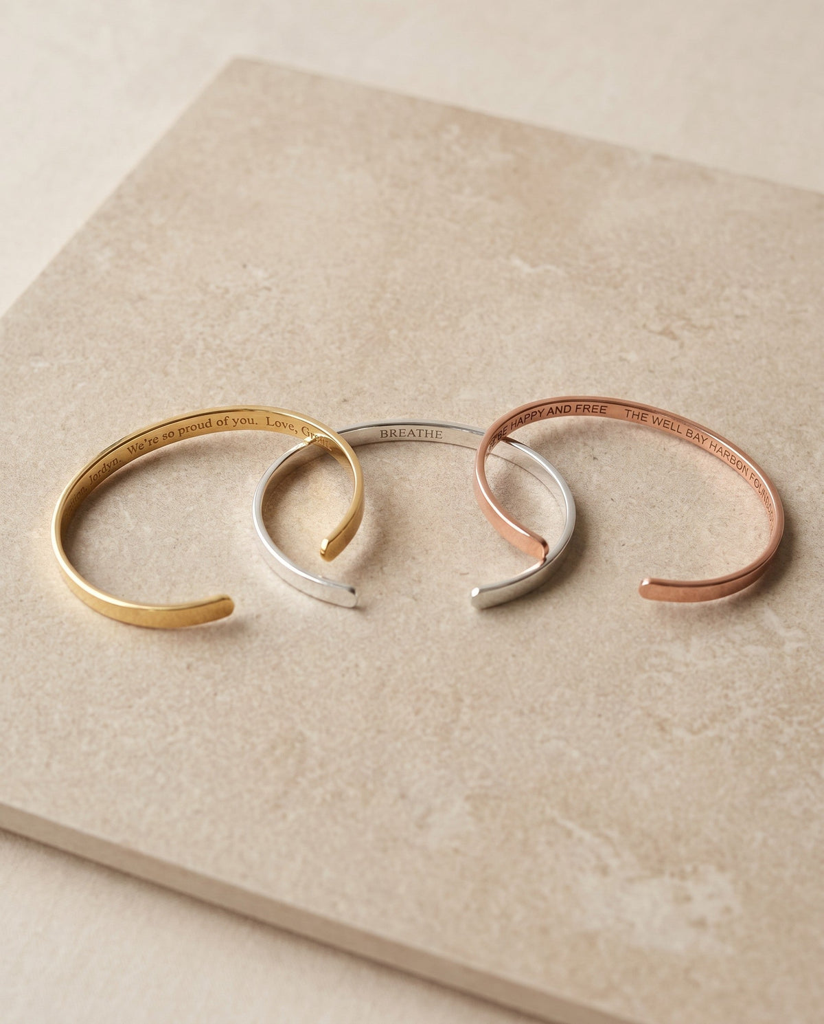 Engraved Bracelet with a Hidden Message: A Personal Gift with Meaning